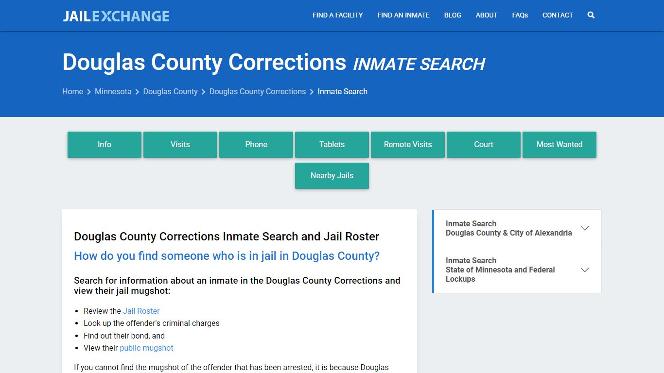 Douglas County Corrections Inmates - Jail Exchange